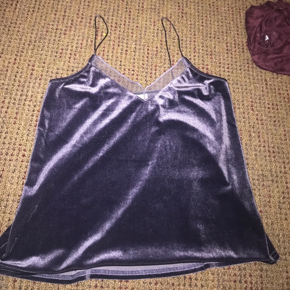 Velvet tank top